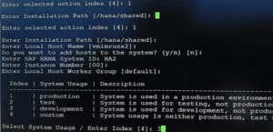SAP HANA Cockpit installation steps